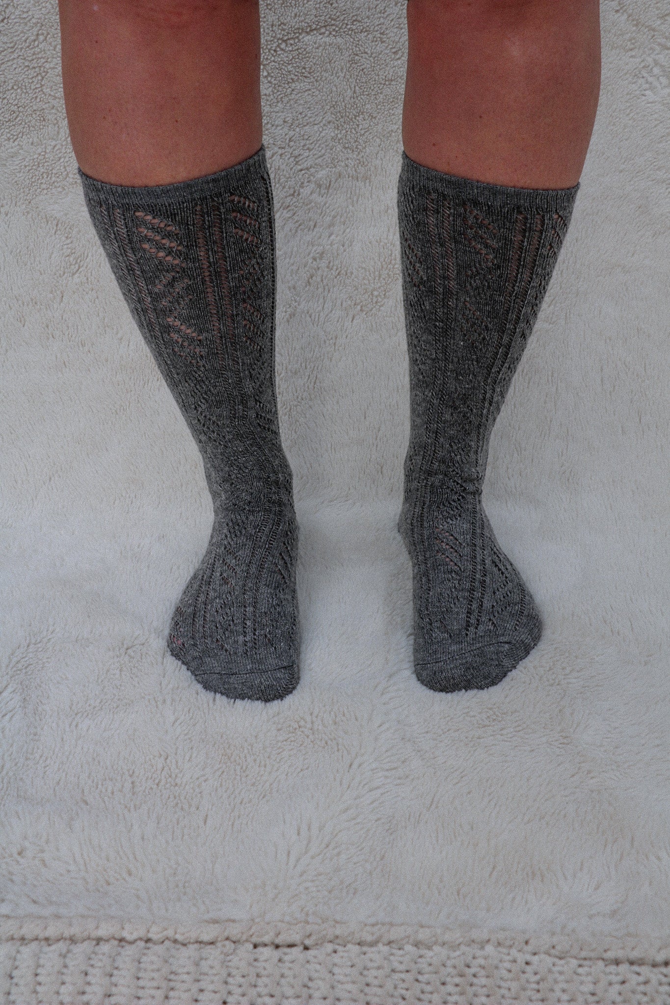 "S" & "B" KNIT SOCKS