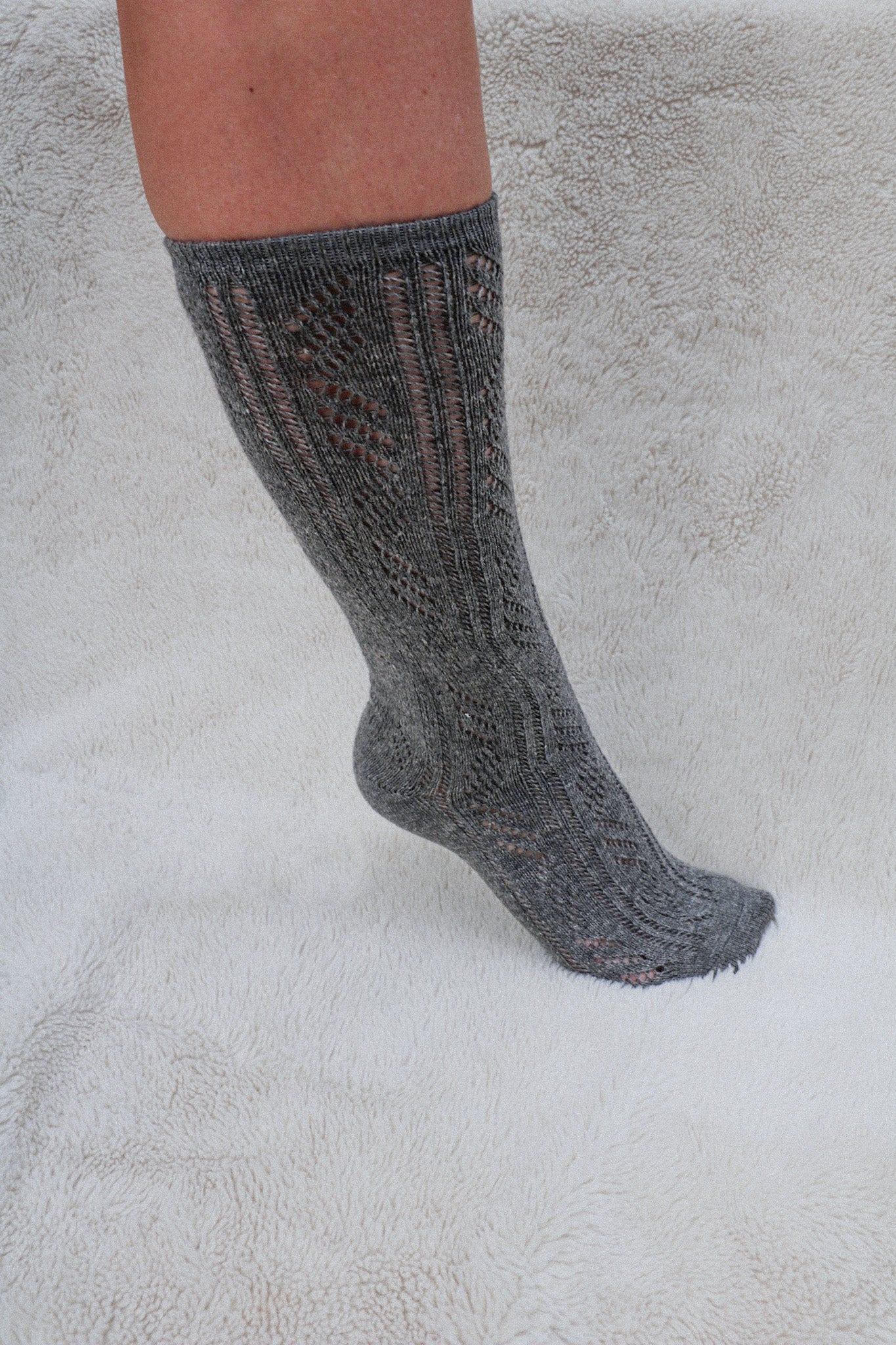 "S" & "B" KNIT SOCKS