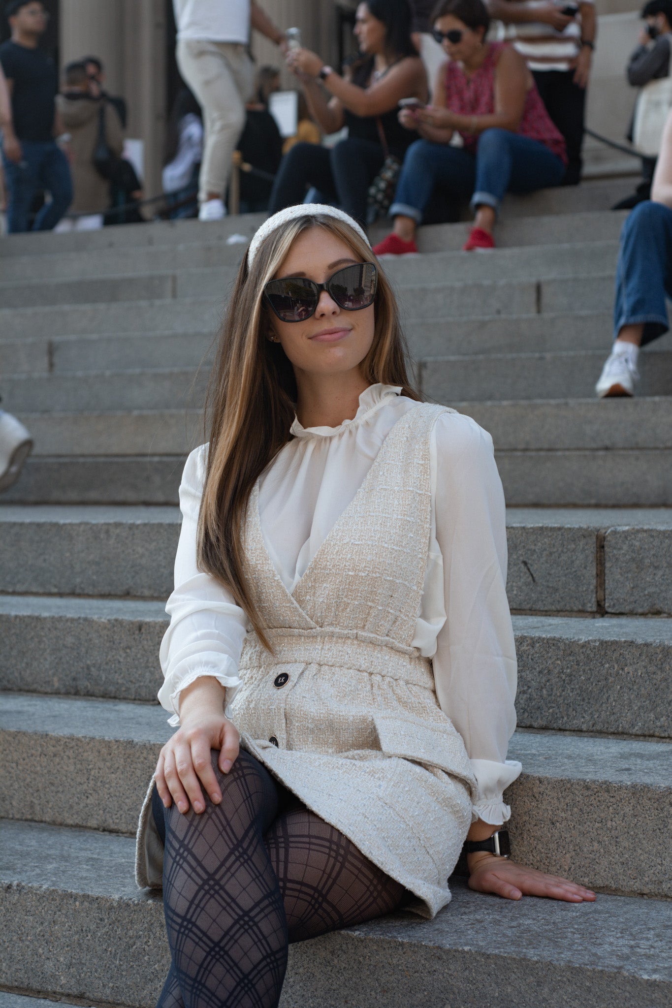 WALDORF TWEED DRESS