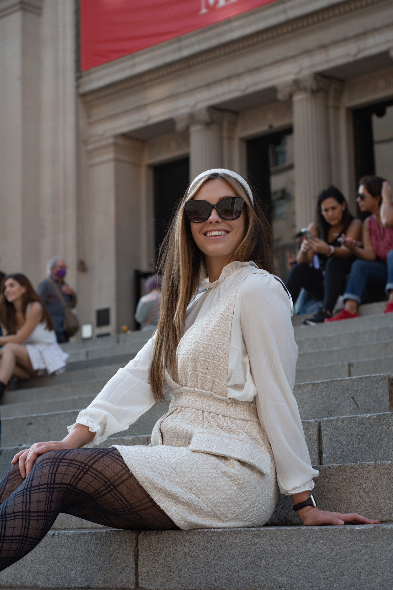 WALDORF TWEED DRESS