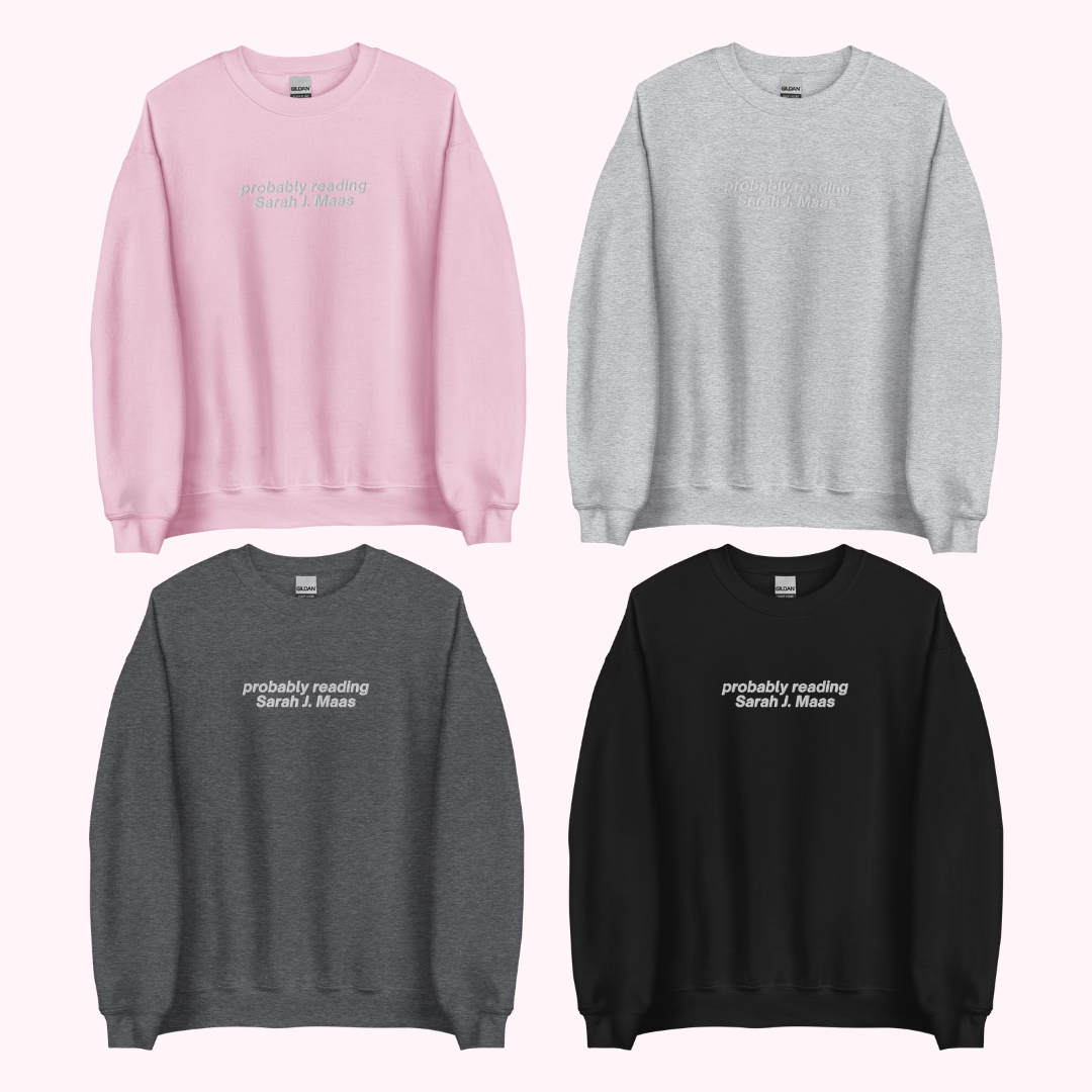 PROBABLY READING SJM EMBROIDERED CREWNECK