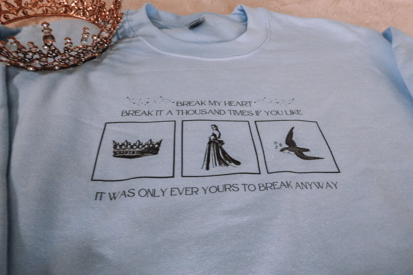 BREAK MY HEART CREWNECK