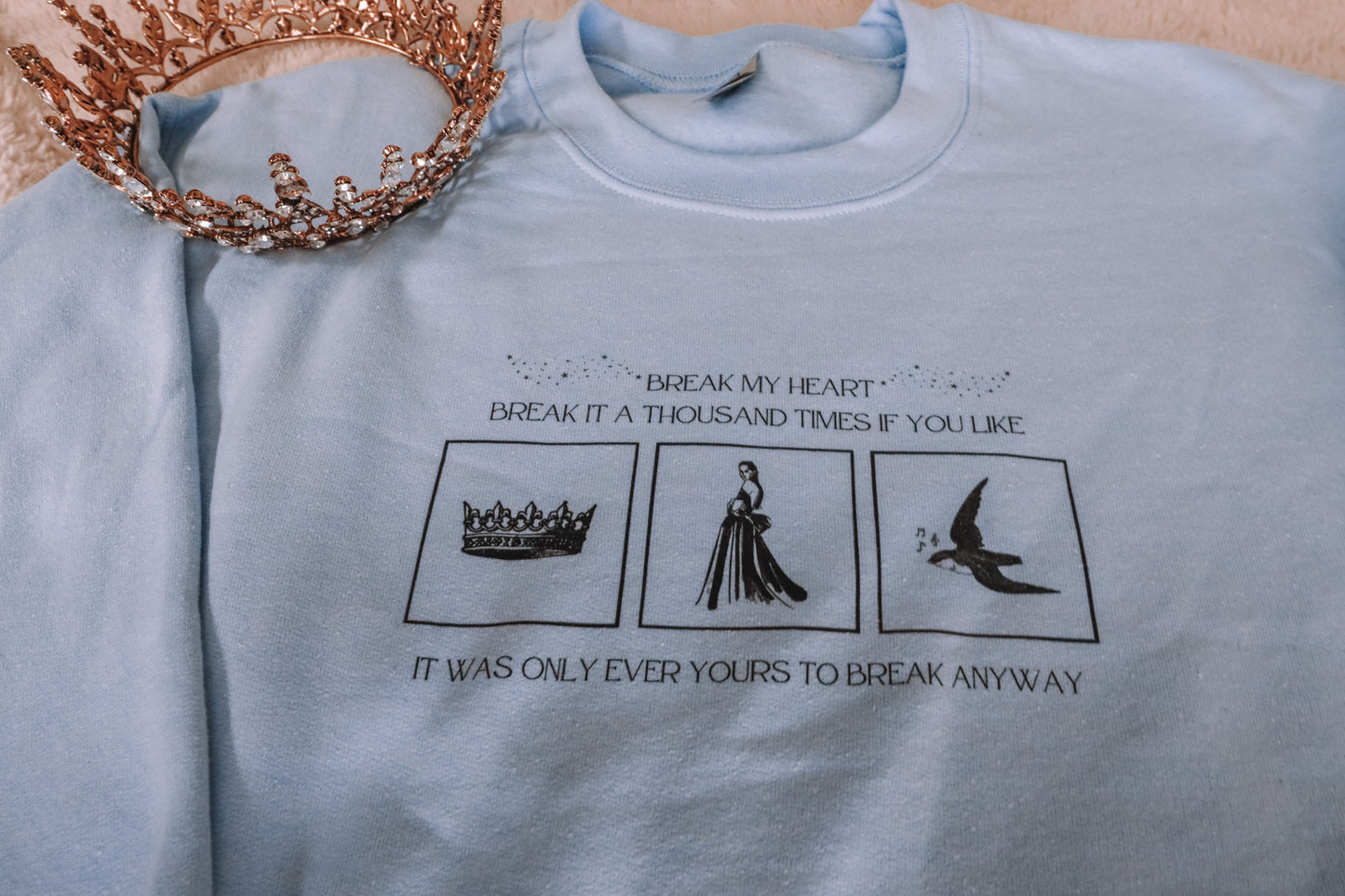 BREAK MY HEART CREWNECK