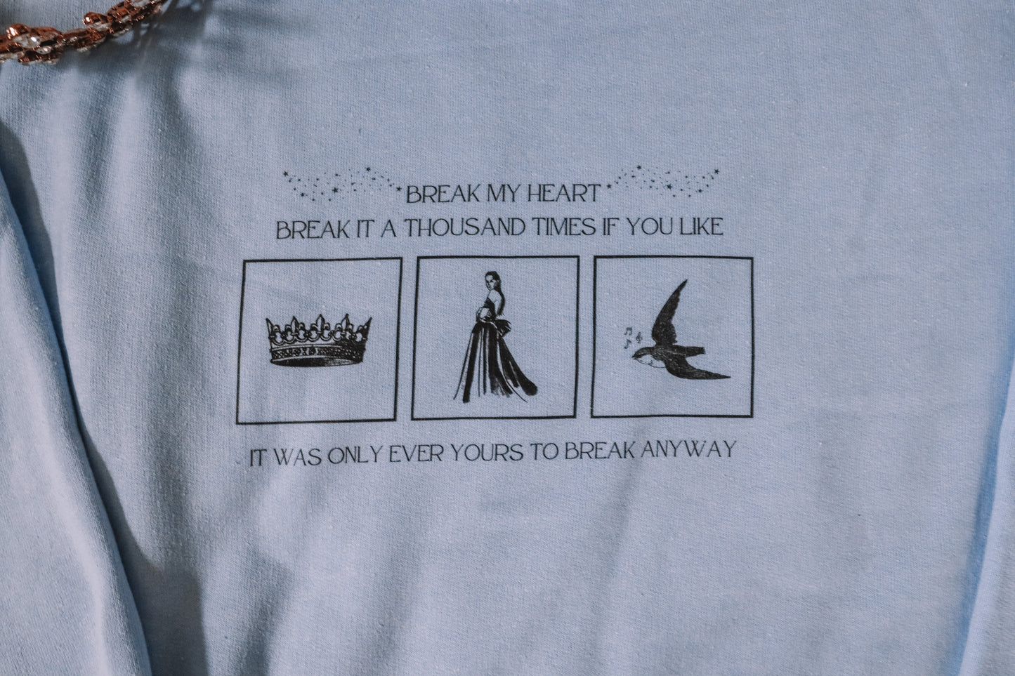 BREAK MY HEART CREWNECK