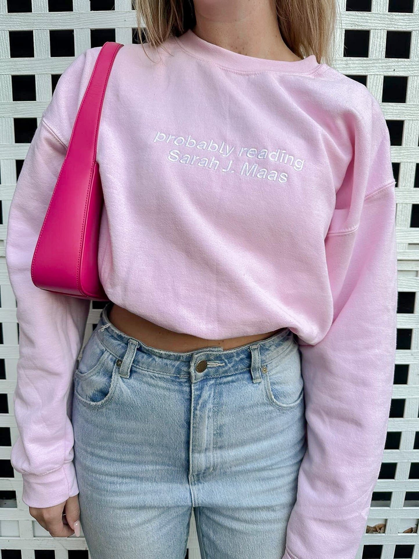 PROBABLY READING SJM EMBROIDERED CREWNECK