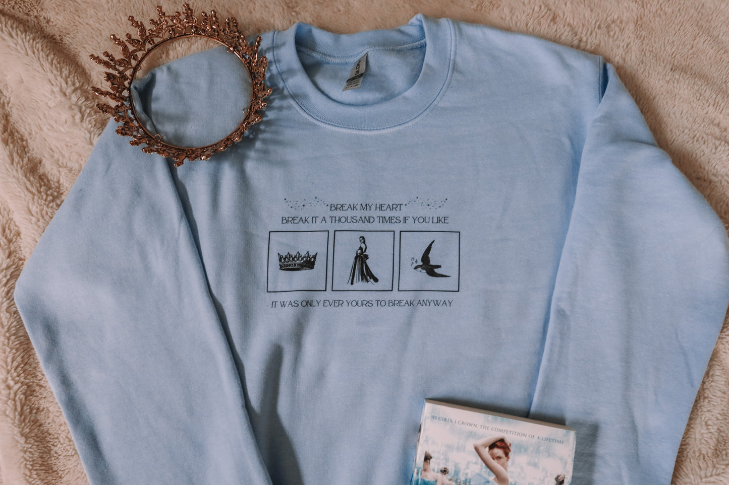 BREAK MY HEART CREWNECK