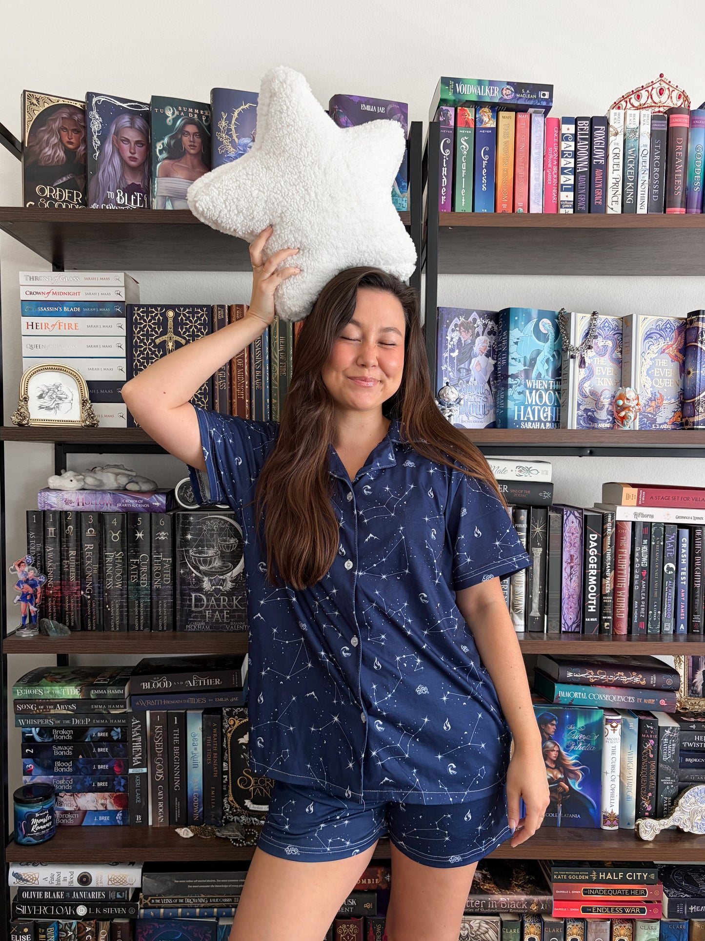 ZODIAC ACADEMY PAJAMA SHORTS SET