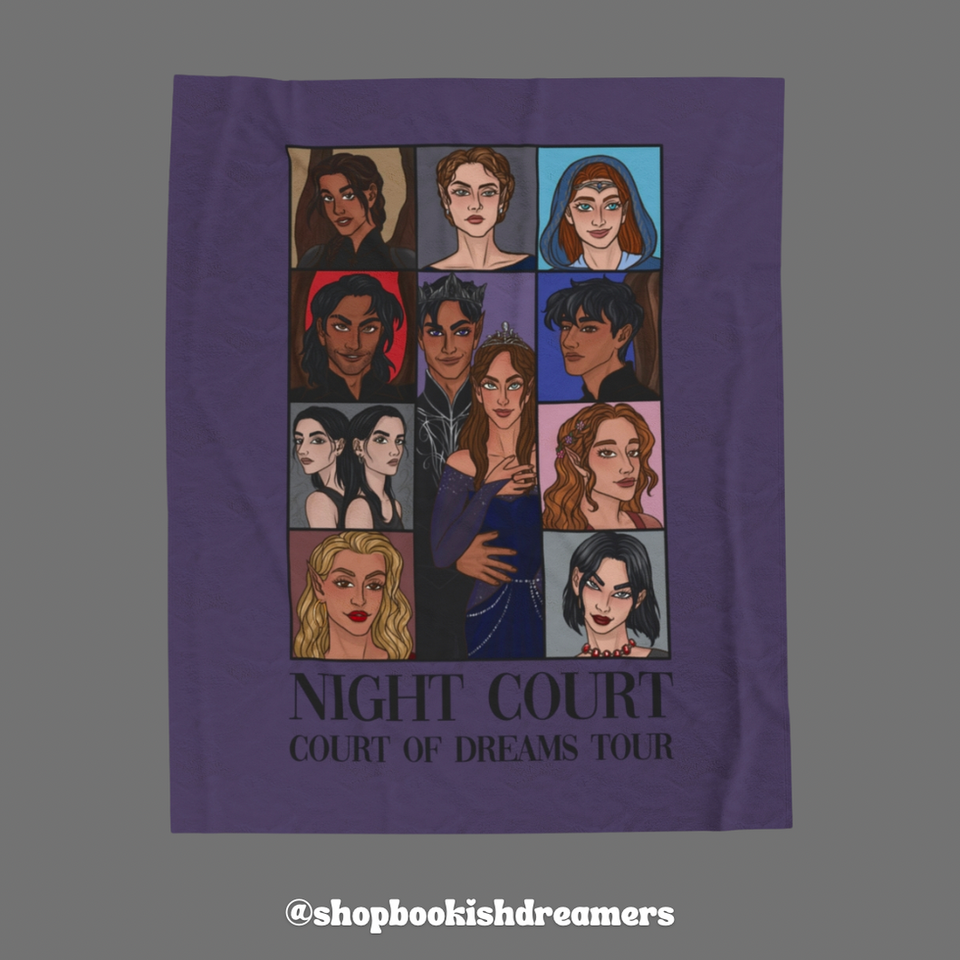 COURT OF DREAMS TOUR VELVETEEN BLANKET