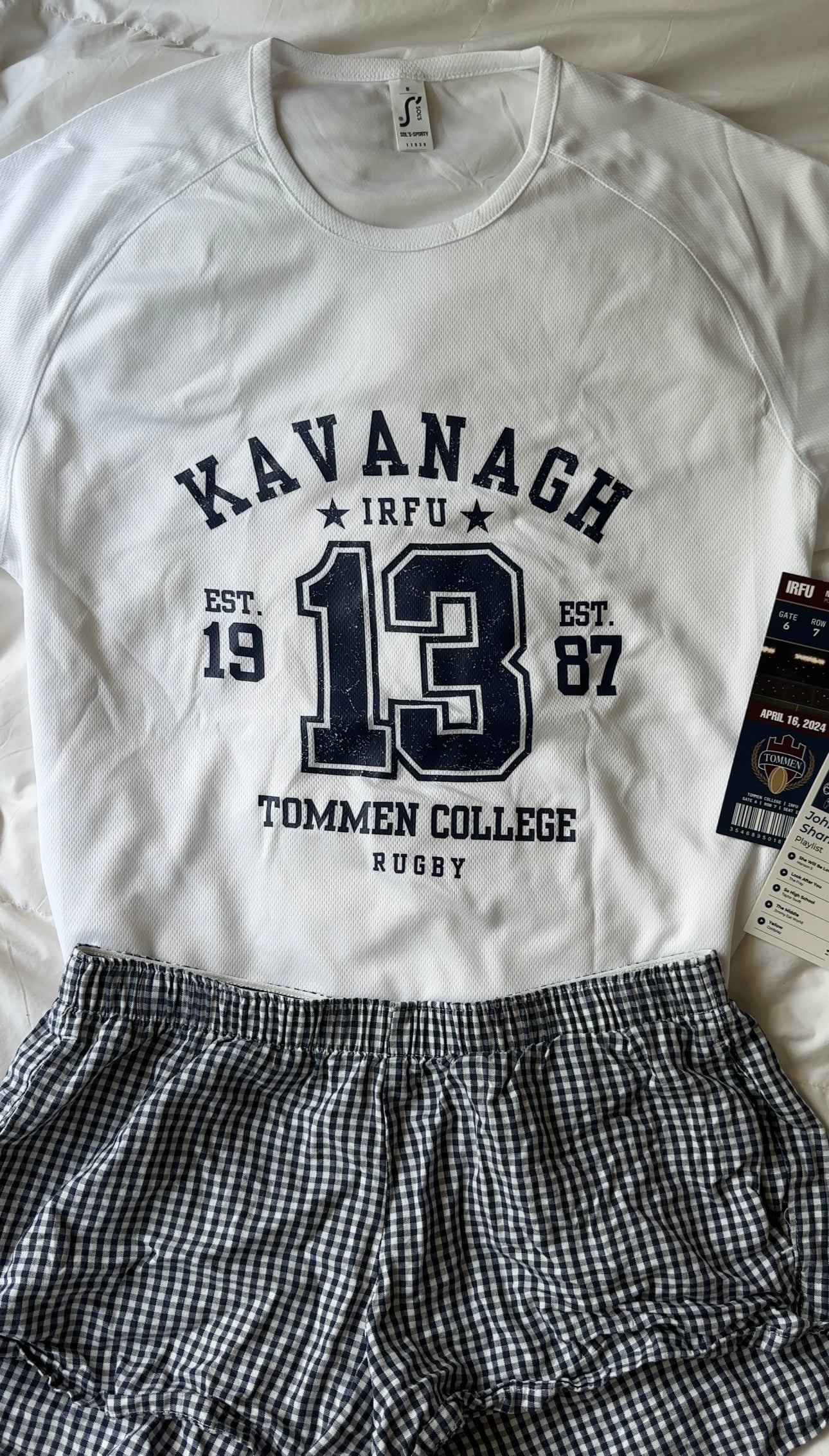 TOMMEN BOYS ATHLETIC JERSEY TEES