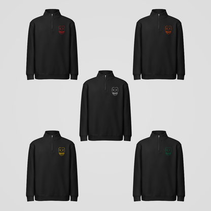 HEATHENS QUARTER-ZIP SWEATERS