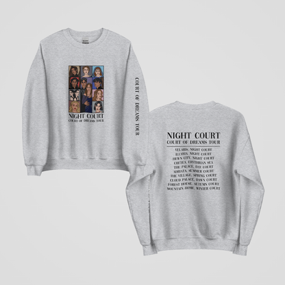 SARAH J MAAS CONCERT ERAS CREWNECKS
