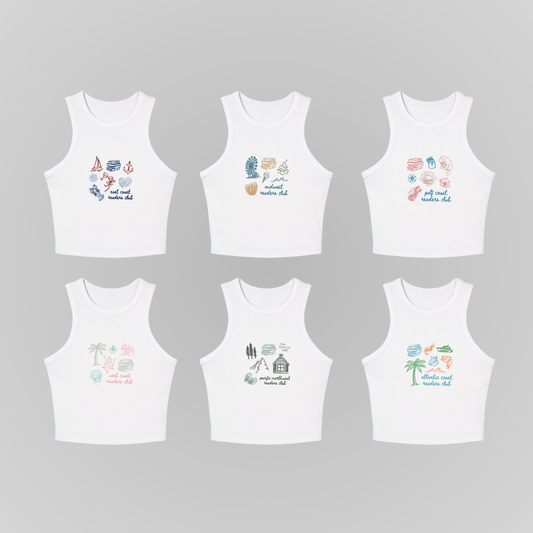 READERS CLUB RACERBACK TANKS