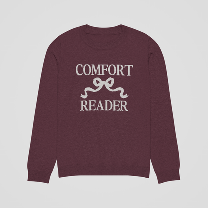 COMFORT READER KNIT SWEATER