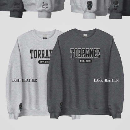 DEVIL'S NIGHT COLLEGIATE EMBROIDERED CREWNECKS *DAMON x WINTER EDITION