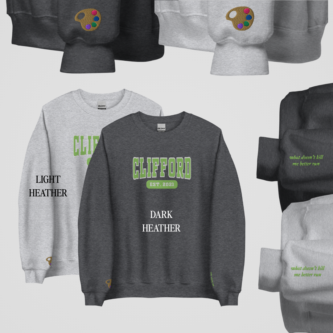 ROYAL ELITE COLLEGIATE EMBROIDERED CREWNECKS *LEVI x ASTRID EDITION