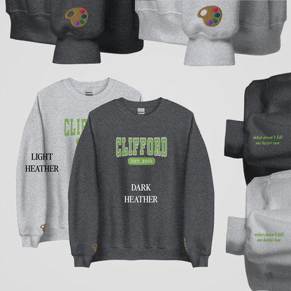 ROYAL ELITE COLLEGIATE EMBROIDERED CREWNECKS *LEVI x ASTRID EDITION