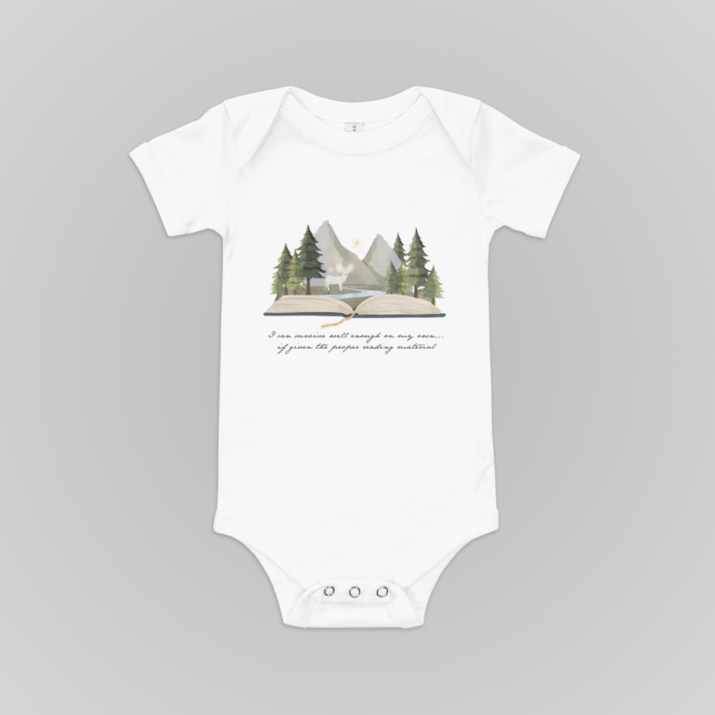 SARAH J MAAS BOOK WORLDS BABY ONESIES