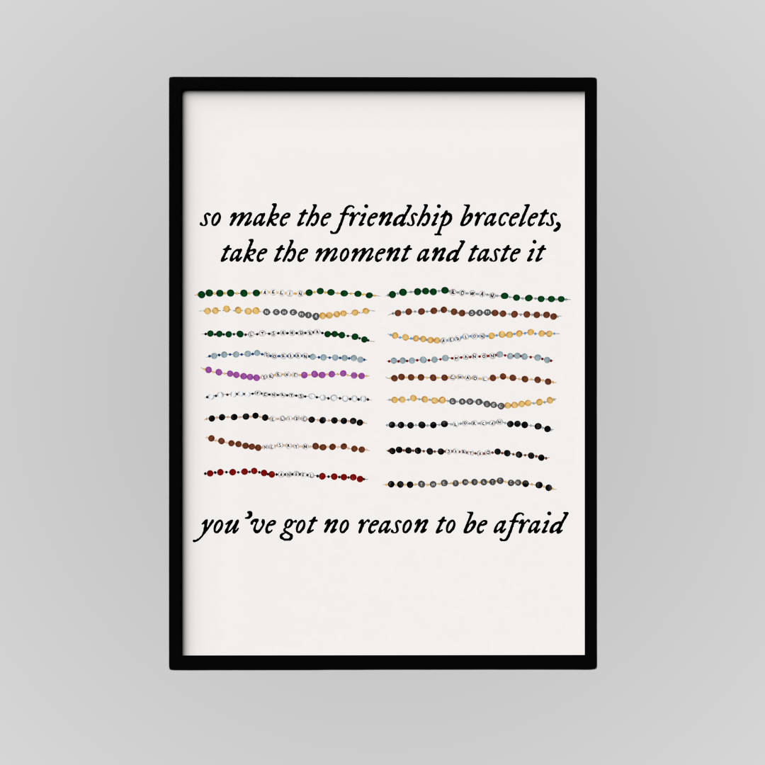 FRIENDSHIP BRACELETS PRINT