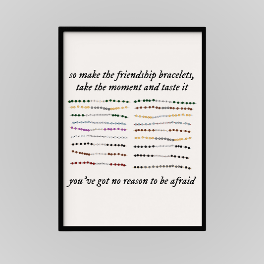 FRIENDSHIP BRACELETS PRINT