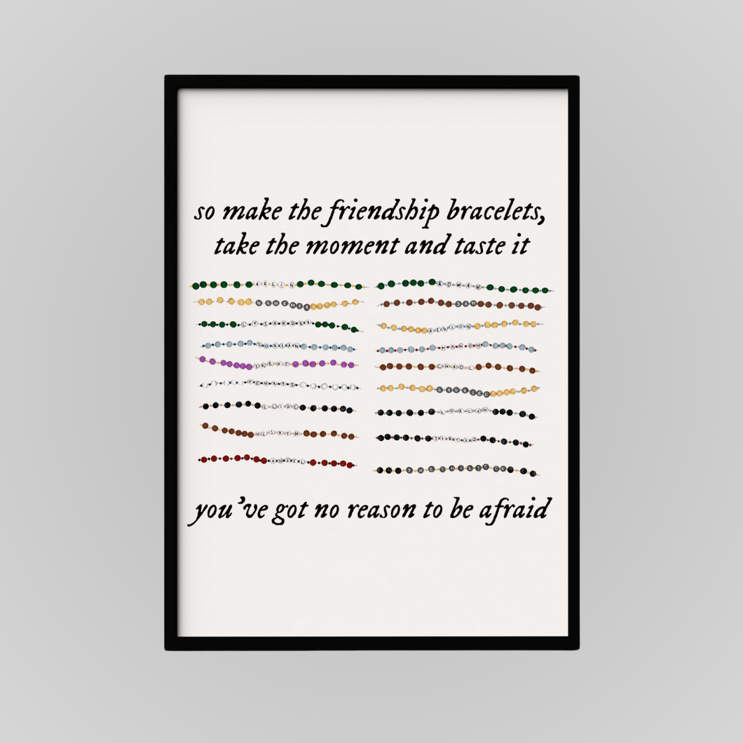 FRIENDSHIP BRACELETS PRINT