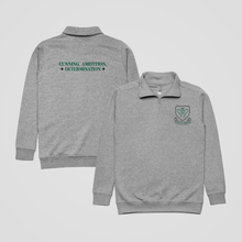 Load image into Gallery viewer, WIZARD HOUSE EMBROIDERED FLEECE QUARTER-ZIP JACKET
