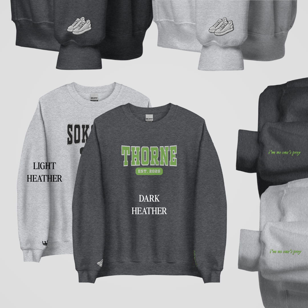 VIPERS COLLEGIATE EMBROIDERED CREWNECKS *KANE x DAHLIA EDITION