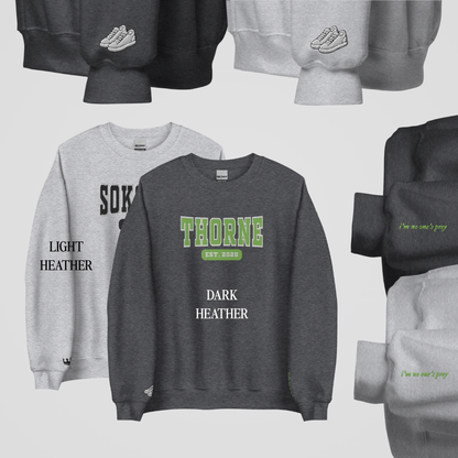 VIPERS COLLEGIATE EMBROIDERED CREWNECKS *KANE x DAHLIA EDITION