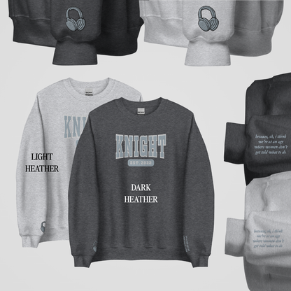 LEGACY OF GODS COLLEGIATE EMBROIDERED CREWNECKS *JEREMY x CECILY EDITION