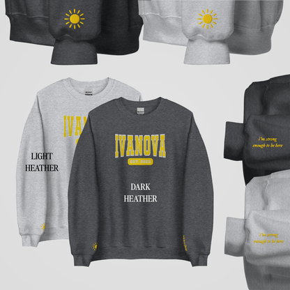 BRATVA COLLEGIATE EMBROIDERED CREWNECKS *KIRILL x SASHA EDITION