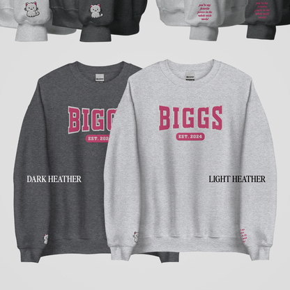 TOMMEN COLLEGIATE EMBROIDERED CREWNECKS *GIBSIE x CLAIRE EDITION