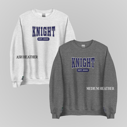 ROYAL ELITE COLLEGIATE EMBROIDERED CREWNECKS *XANDER x KIM EDITION