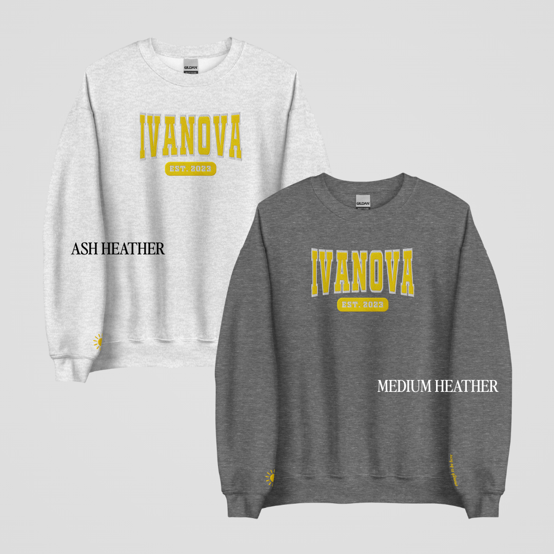 BRATVA COLLEGIATE EMBROIDERED CREWNECKS *KIRILL x SASHA EDITION