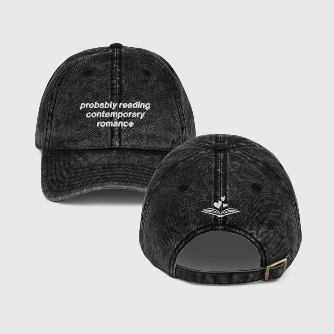 PROBABLY READING CONTEMPORARY ROMANCE HAT