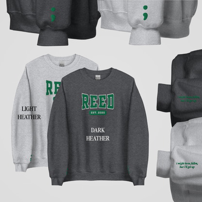 ROYAL ELITE COLLEGIATE EMBROIDERED CREWNECKS *XANDER x KIM EDITION