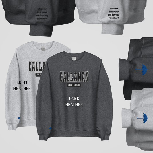 VIPERS COLLEGIATE EMBROIDERED CREWNECKS *JUDE x WINTER EDITION