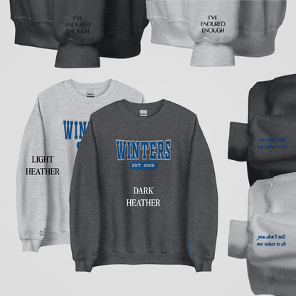 VIPERS COLLEGIATE EMBROIDERED CREWNECKS *JUDE x WINTER EDITION