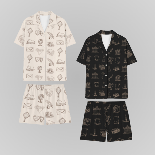 THE ACADEMIA GIRL PAJAMA SHORTS SETS