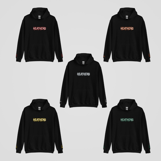 HEATHENS EMBROIDERED HOODIE
