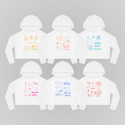 EMHEN GIRLIE CROP HOODIES (ALL BOOKS)
