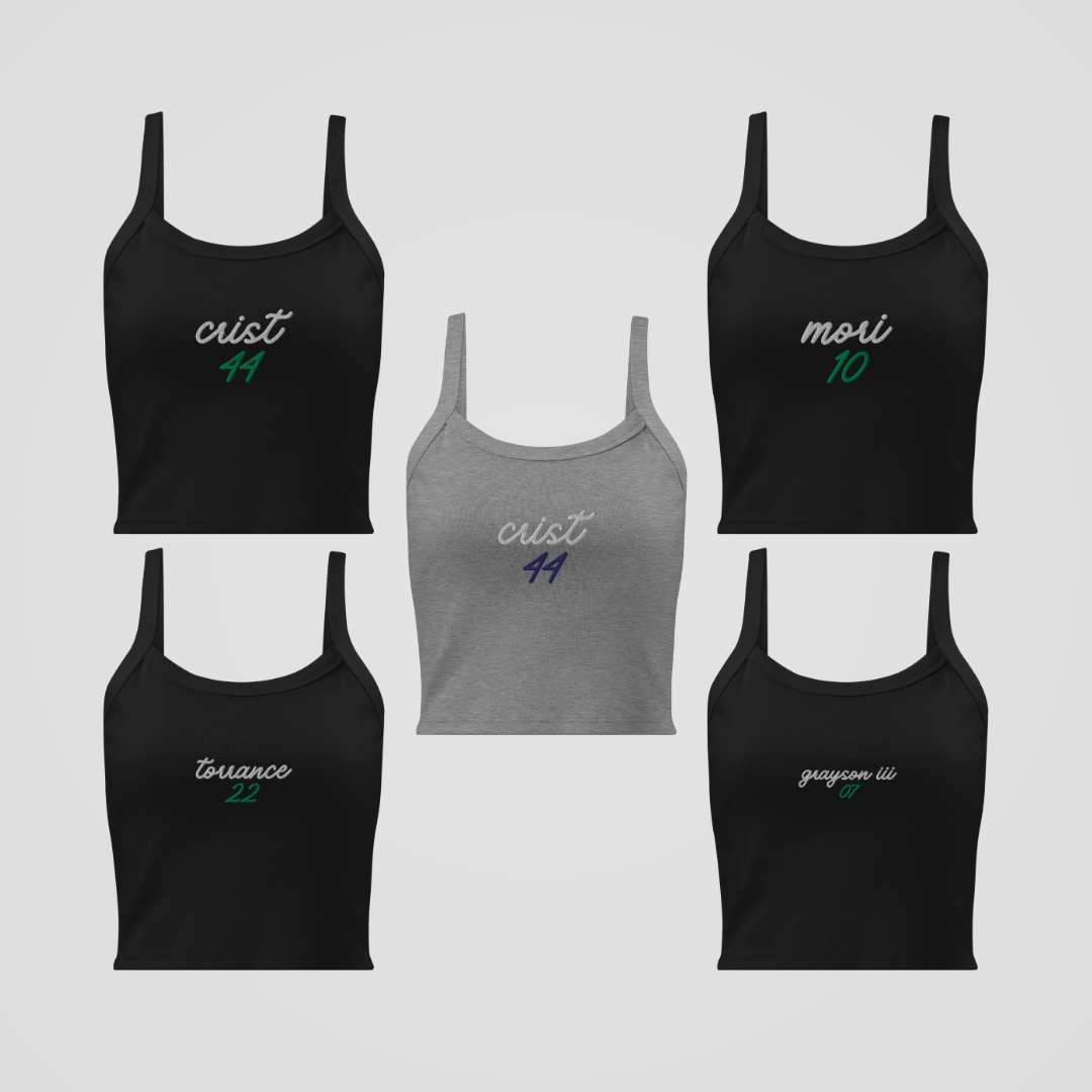 THUNDER BAY HORSEMEN EMBROIDERED BABY TANK