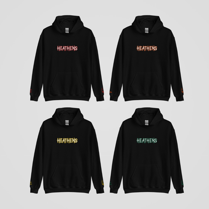 HEATHENS EMBROIDERED HOODIE