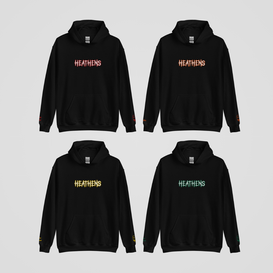 HEATHENS EMBROIDERED HOODIE