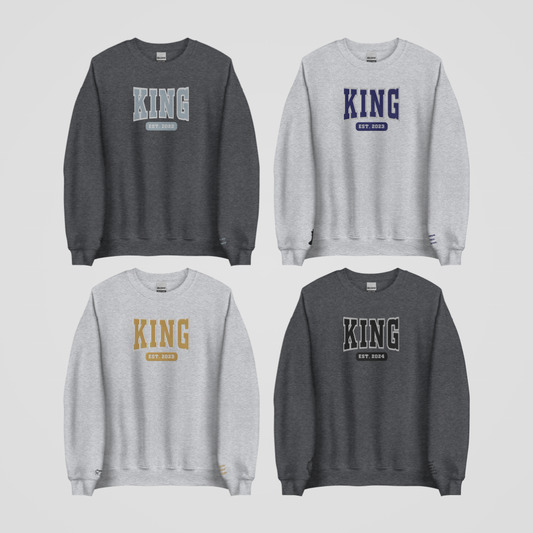 COLLEGIATE EMBROIDERED CREWNECK *ELITES x LEGACY OF GODS EDITION