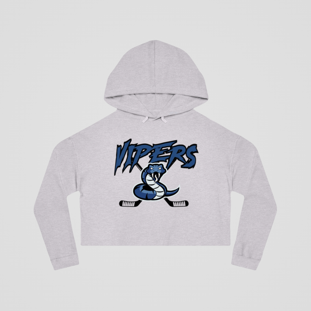 THE VIPERS HOCKEY WORKOUT CROP HOODIE