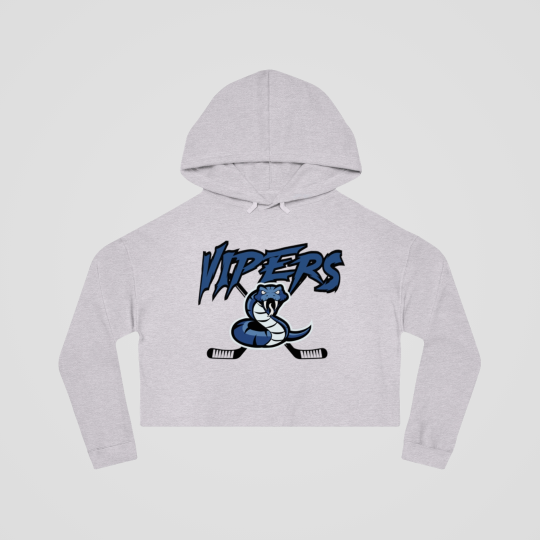 THE VIPERS HOCKEY WORKOUT CROP HOODIE