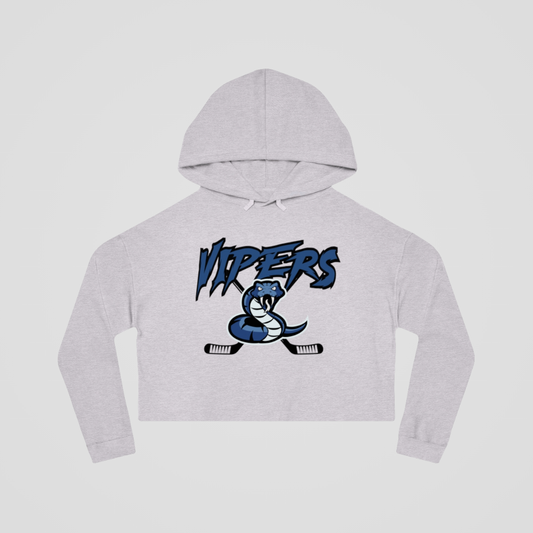 THE VIPERS HOCKEY WORKOUT CROP HOODIE