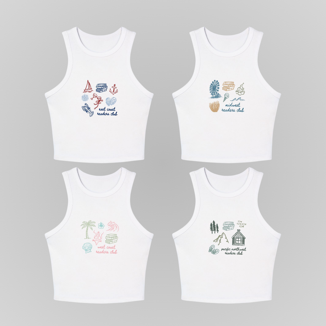 READERS CLUB RACERBACK TANKS
