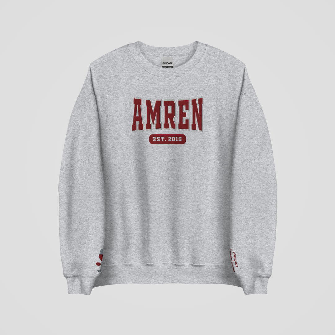 ACOTAR COLLEGIATE EMBROIDERED CREWNECKS *AMREN EDITION