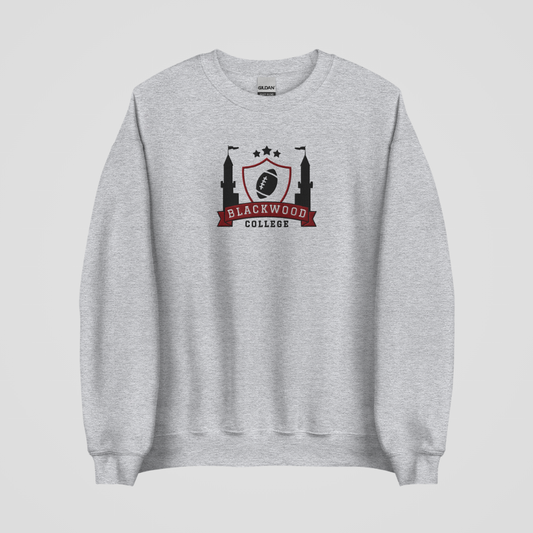 BLACKWOOD COLLEGE EMBROIDERED CREWNECK