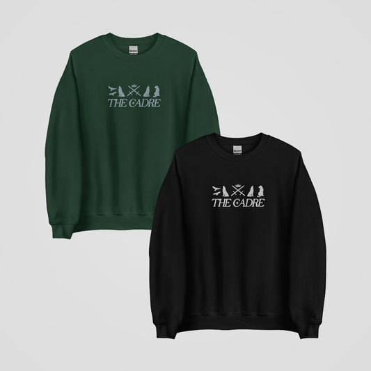 THE CADRE EMBROIDERED CREWNECK